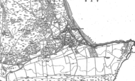 Old Map of Studland, 1886 - 1900