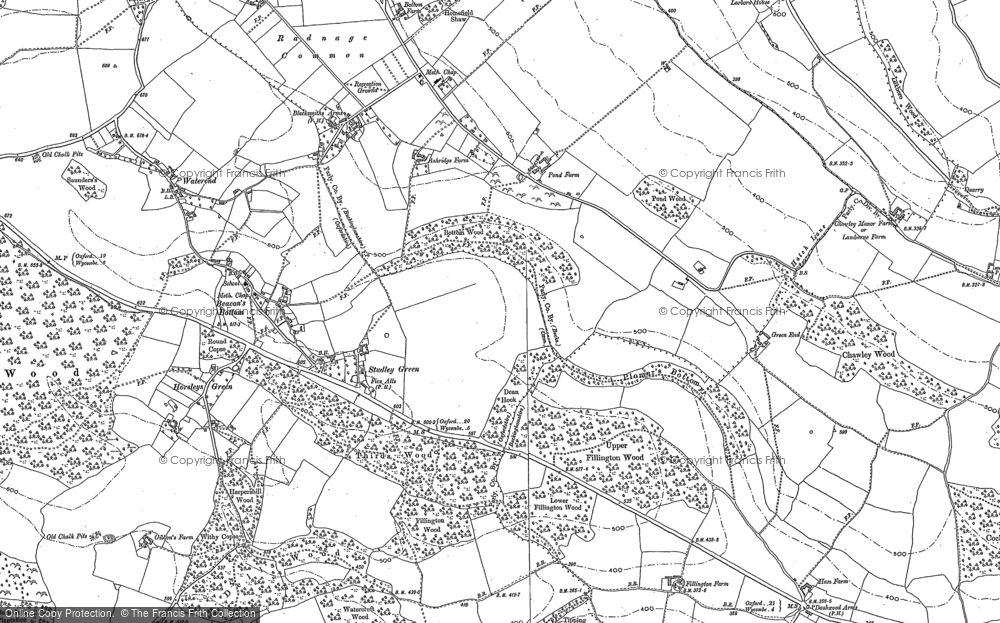 Old Map of Studley Green, 1897 in 1897