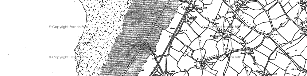 Old map of Stup Pill in 1901