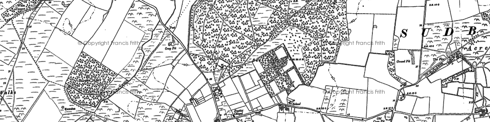 Old map of Sudbourne in 1902