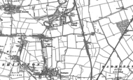 Old Map of Sulgrave, 1895