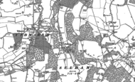 Old Map of Sulham, 1898 - 1910