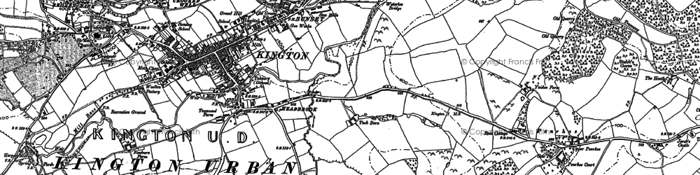 Old map of Sunset in 1902