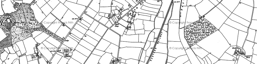 Old map of Suton in 1882