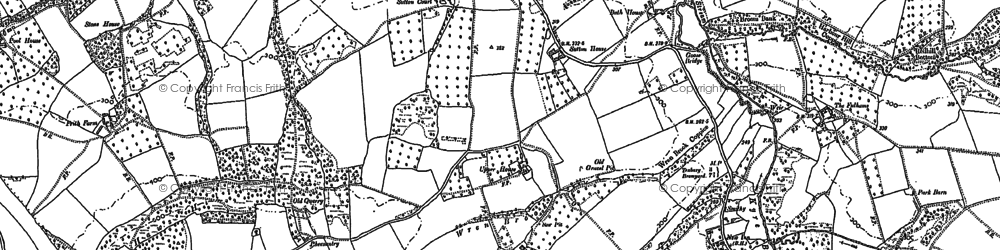 Old map of Vine, The in 1902