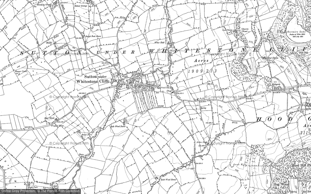 Old Map of Sutton-under-Whitestonecliffe, 1891 - 1892 in 1891