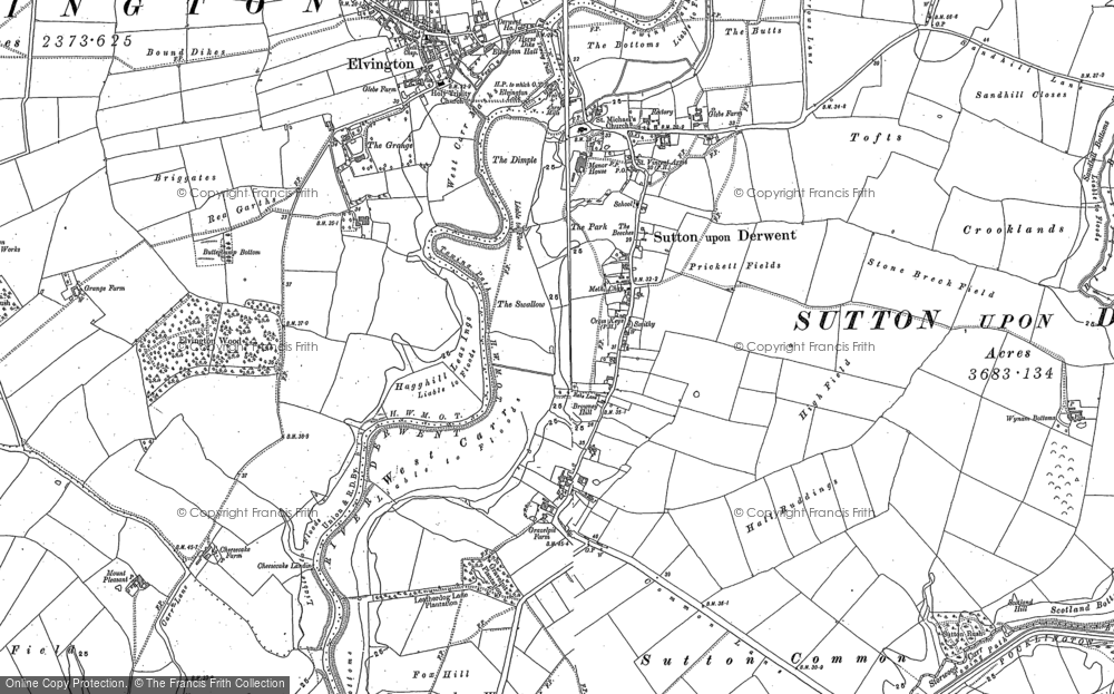 Sutton upon Derwent, 1890 - 1891
