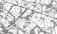 Old Map of Sutton Weaver, 1879 - 1908