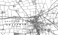 Old Map of Swaffham, 1883
