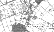 Old Map of Swaffham Bulbeck, 1886