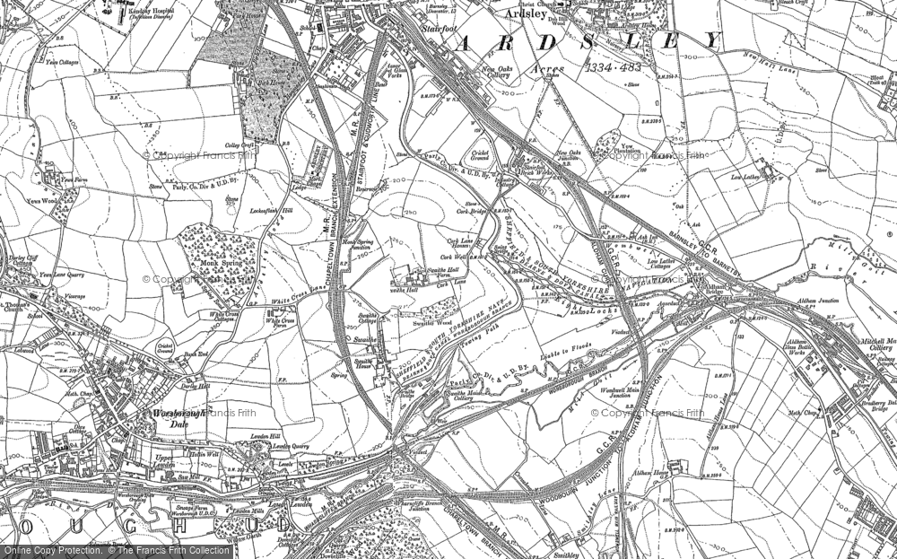 Old Map of Swaithe, 1851 - 1890 in 1851