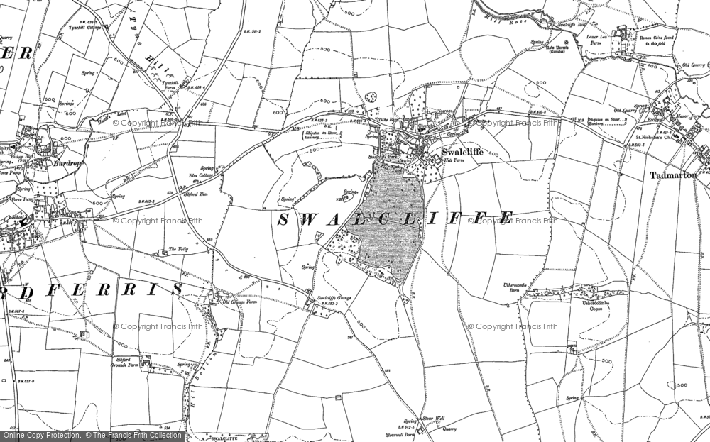 Old Map of Swalcliffe, 1899 - 1920 in 1899