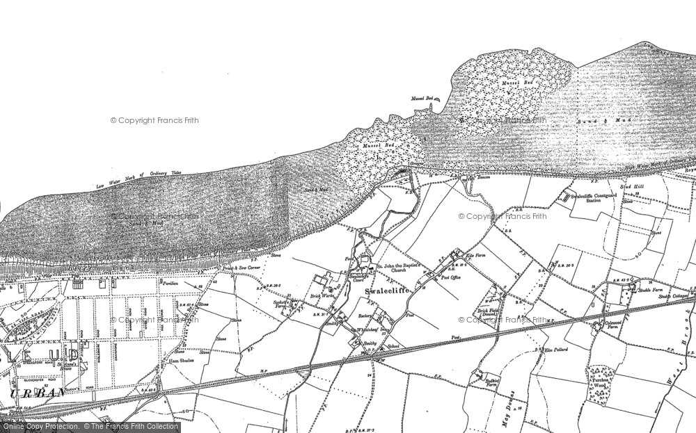 Old Map of Swalecliffe, 1906 in 1906