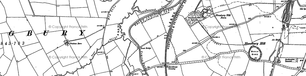 Old map of Swan Valley in 1883