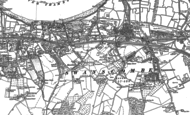 Old Map of Swanscombe, 1895