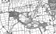 Old Map of Swanton Abbott, 1884 - 1885