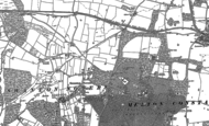 Old Map of Swanton Novers, 1885