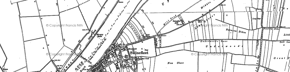 Old map of Swinefleet in 1904
