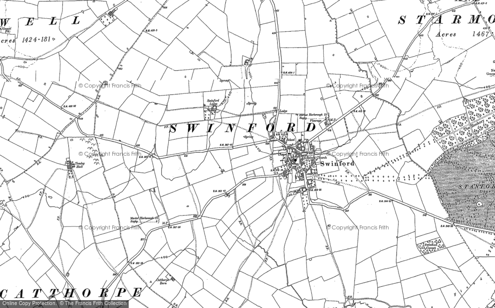 Old Map of Swinford, 1885 - 1902 in 1885