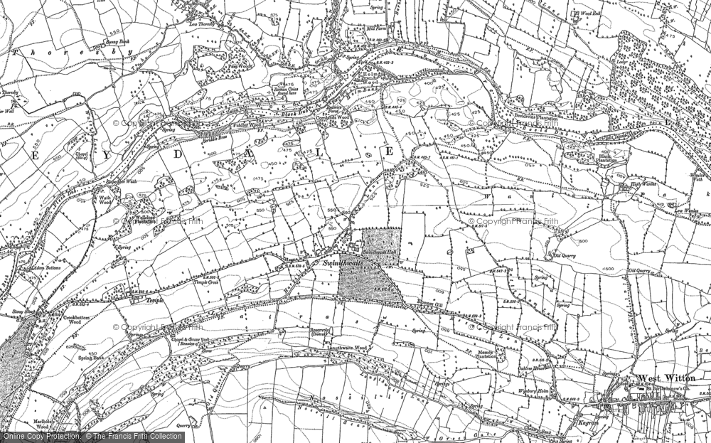Old Map of Swinithwaite, 1891 in 1891