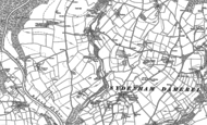 Old Map of Sydenham Damerel, 1905
