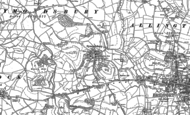 Old Map of Symondsbury, 1901