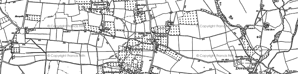 Old map of Sytchampton in 1883