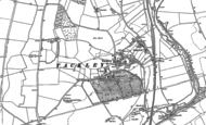 Old Map of Tackley, 1898