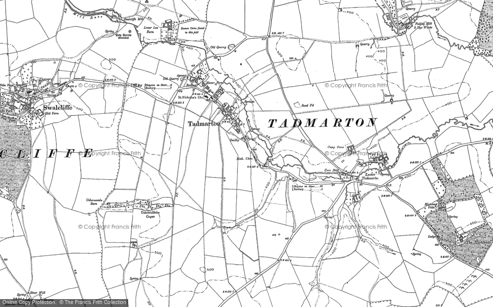 Old Map of Tadmarton, 1899 - 1920 in 1899