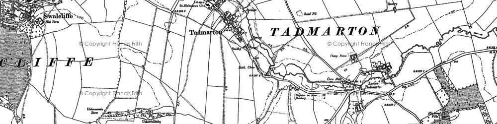 Old map of Tadmarton in 1899