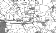 Old Map of Takeley, 1895 - 1896