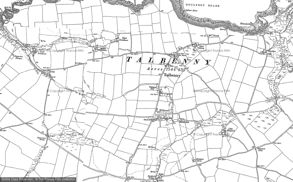 Old Map of Talbenny, 1875 - 1948 in 1875