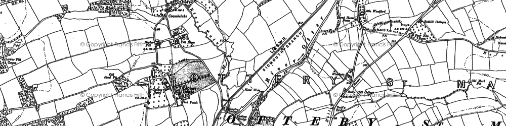 Old map of Taleford in 1887