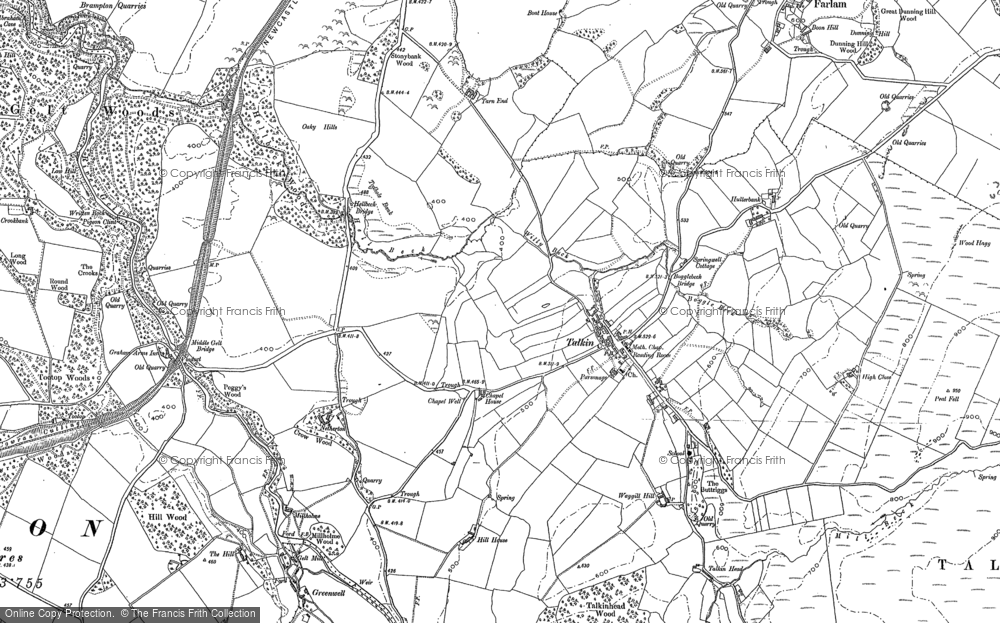Old Map of Talkin, 1899 in 1899