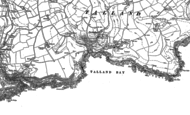 Old Map of Talland Bay, 1905