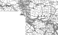 Old Map of Tallarn Green, 1909