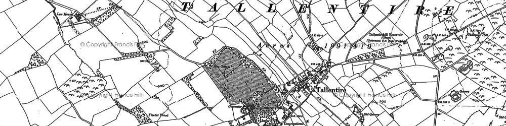 Old map of Tallentire in 1923
