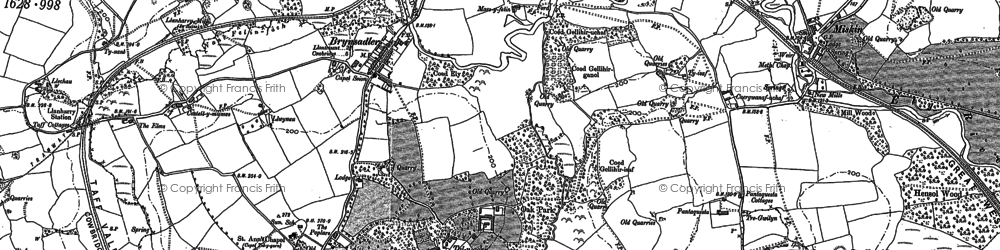 Old map of Talygarn in 1897