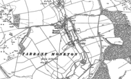 Old Map of Tarrant Monkton, 1886 - 1887