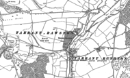 Old Map of Tarrant Rawston, 1887