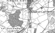Old Map of Tarrant Rushton, 1887