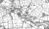Old Map of Tasburgh, 1881