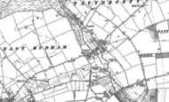Old Map of Tattersett, 1886