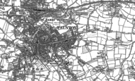 Old Map of Taunton, 1887