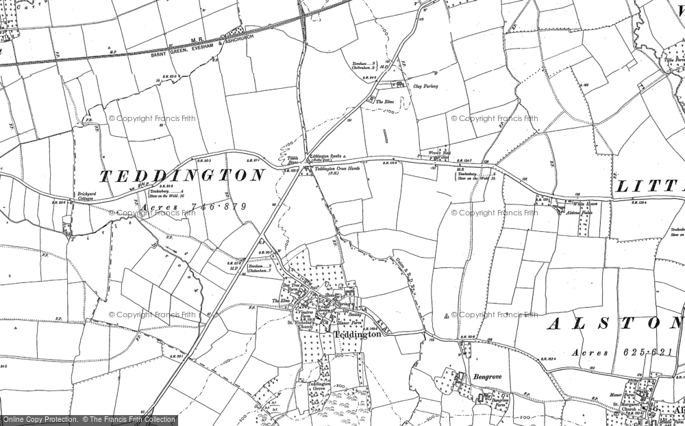Old Map of Teddington, 1883 - 1901 in 1883