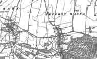 Old Map of Teffont Magna, 1899 - 1900