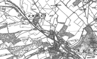 Old Map of Temple Ewell, 1896 - 1906