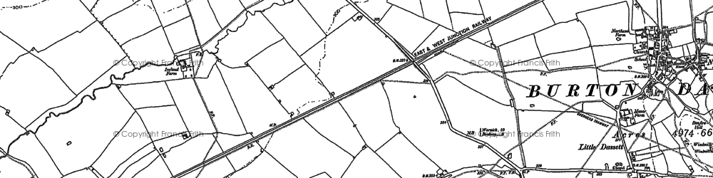 Old map of Temple Herdewyke in 1904