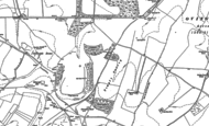 Old Map of Temple Valley, 1895
