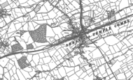 Old Map of Templecombe, 1885